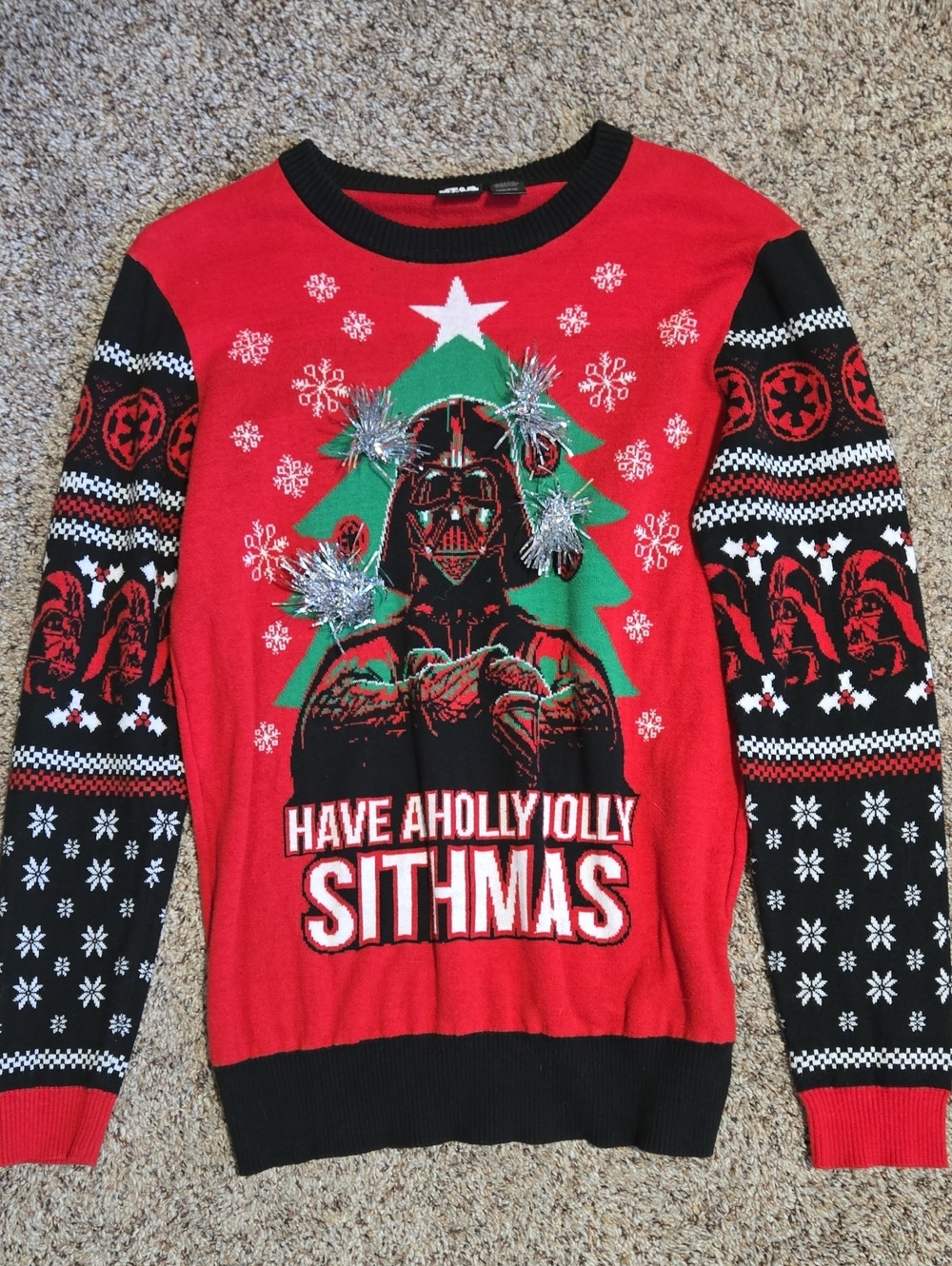 Holiday Sithmas Red Crewneck Sweater